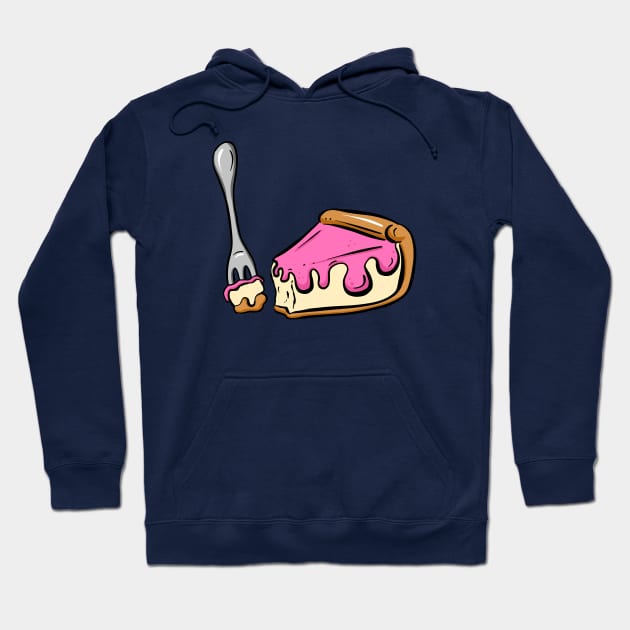 Strawberry Sweet Pie Cake Dessert Hoodie by Squeeb Creative